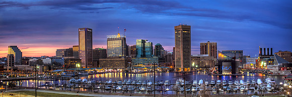 Baltimore Evening Panorama